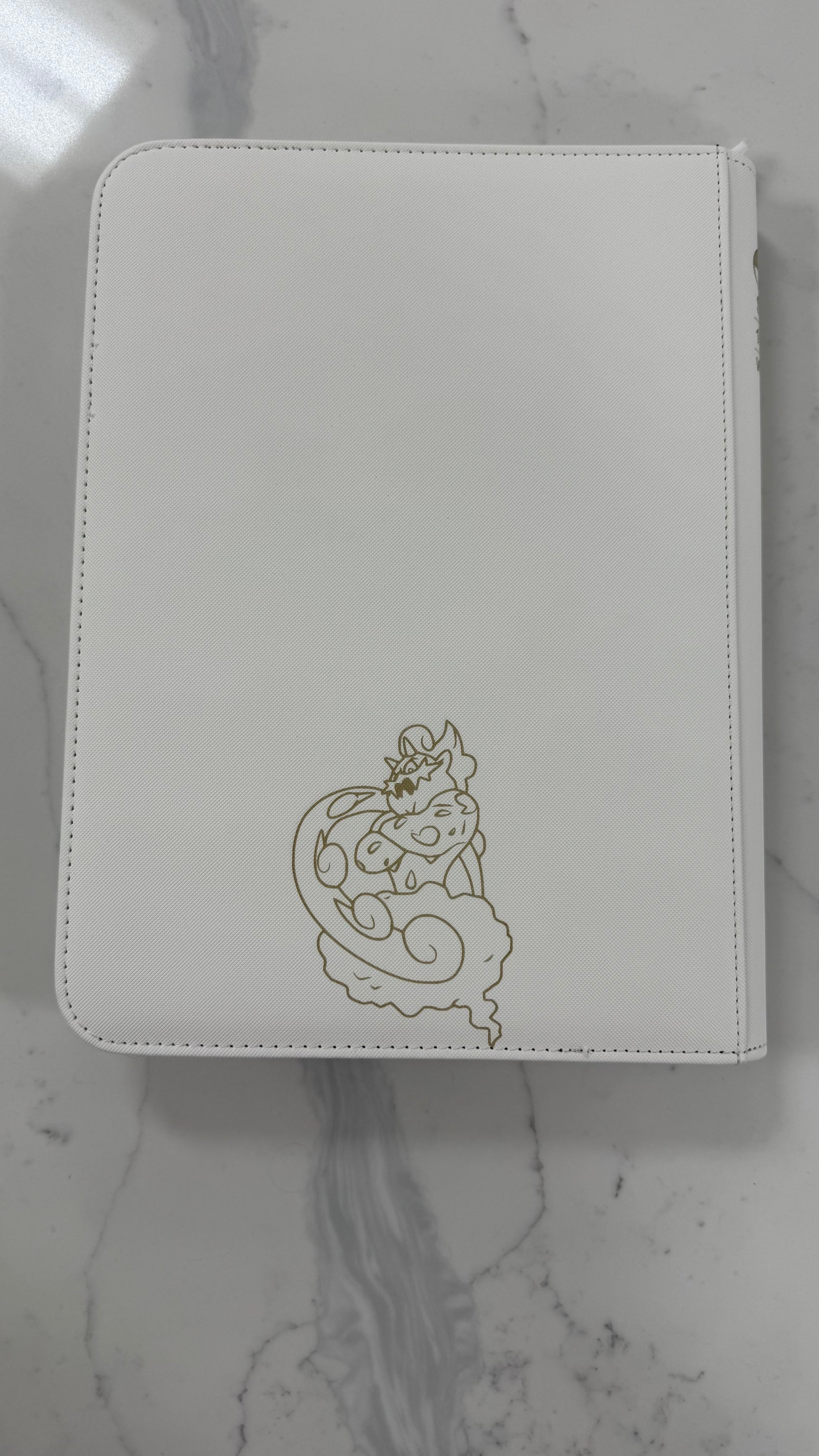 Custom binder - white flare - G&B Printing