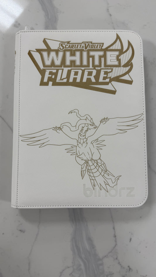 Custom binder - white flare - G&B Printing