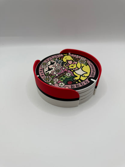 Custom Pokelids Coasters