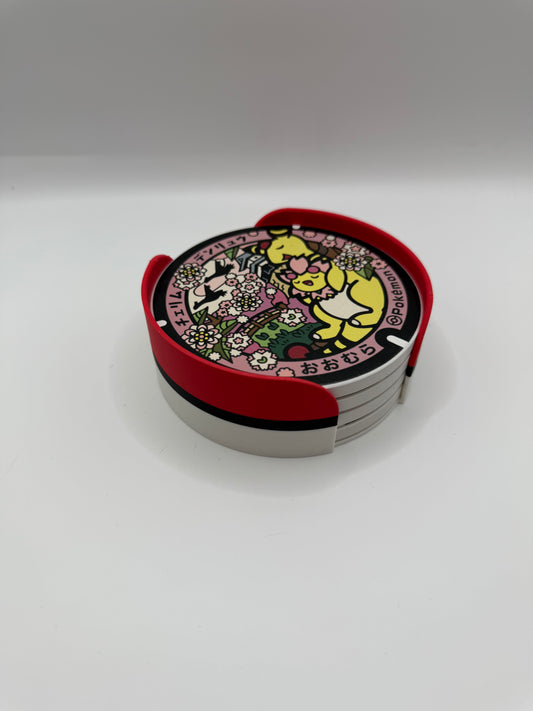 Custom Pokelids Coasters