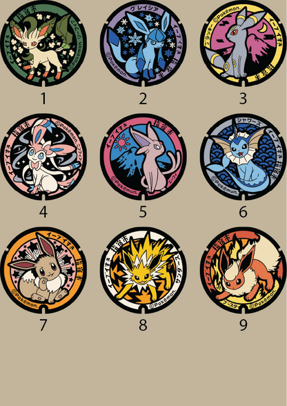 Custom Pokelids Coasters